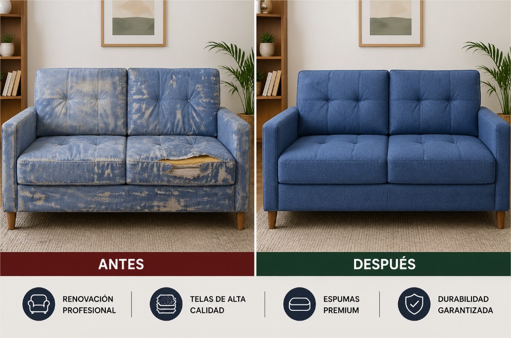 Cambio de tela para muebles: guía completa para renovar tu sofá, elegir la mejor tela y ahorrar dinero